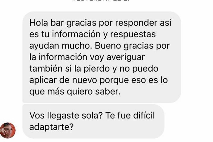 Testimonio de clienta Bar Viajes 5