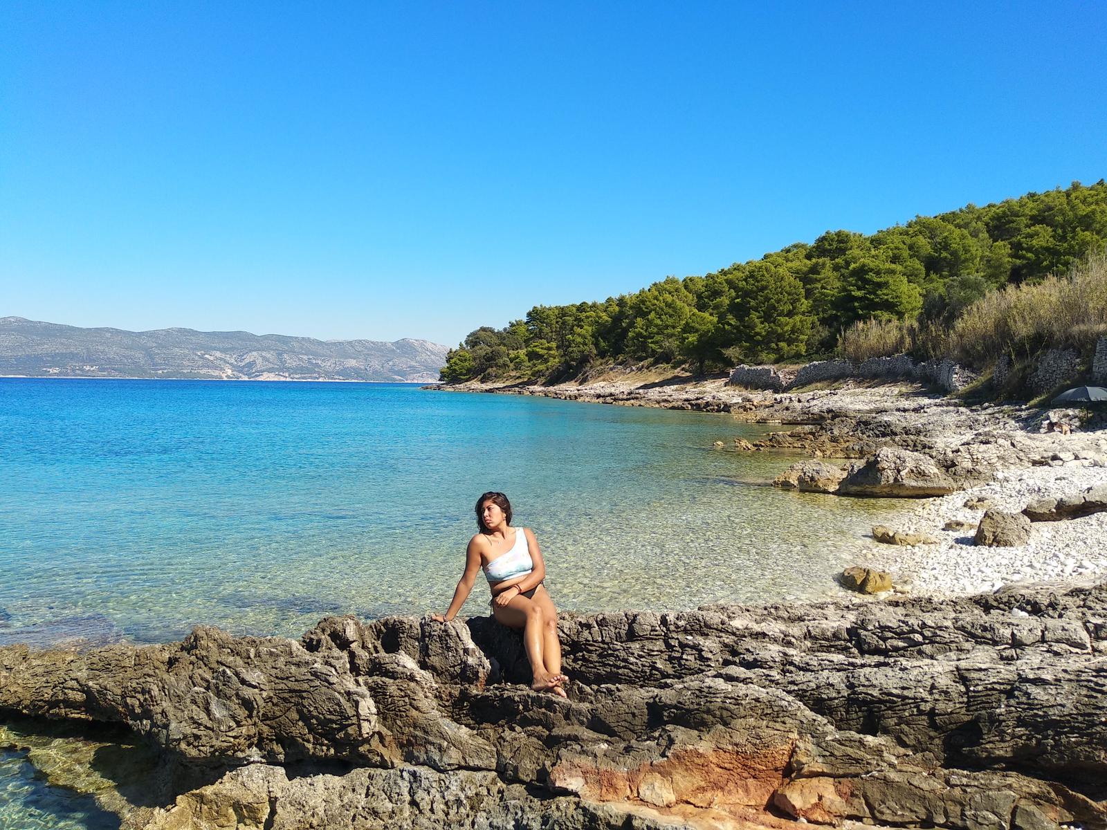 Barbara viajando por Croacia